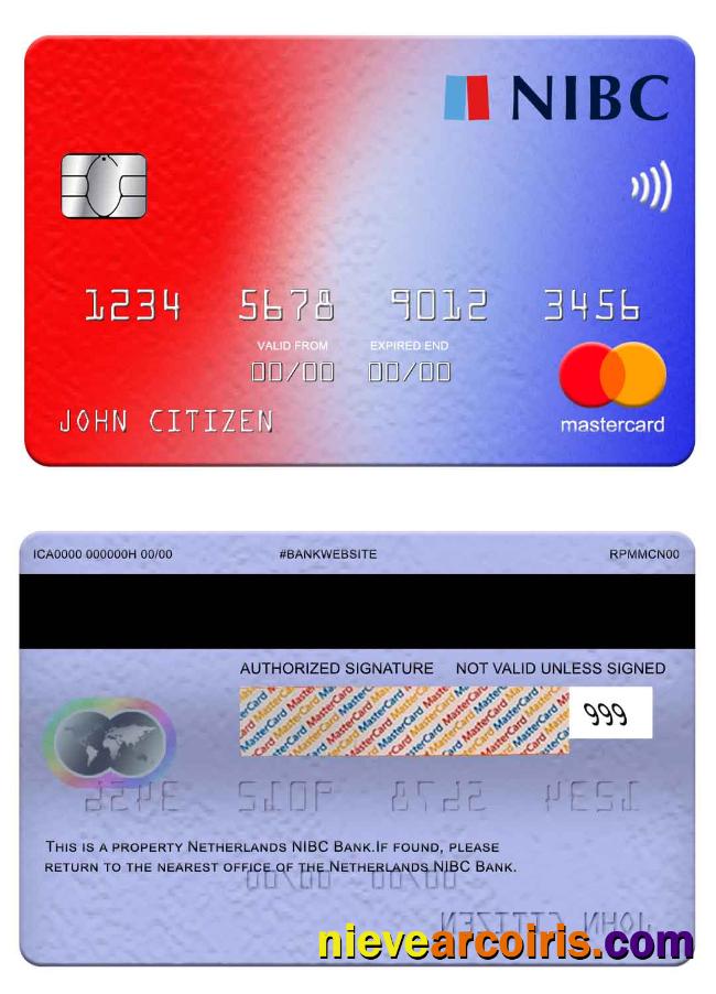 Netherlands NIBC Bank mastercard